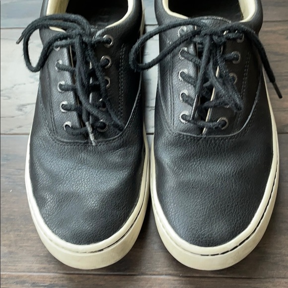 Sperry lace-up black leather boat shoes - Picture 3 of 5